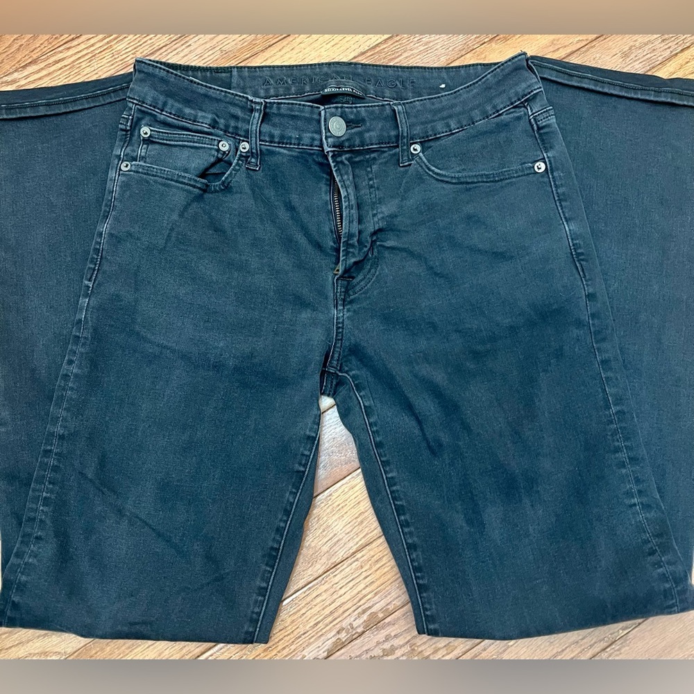 American Eagle Men’s Black Jeans 32/34 Next Level Stretch